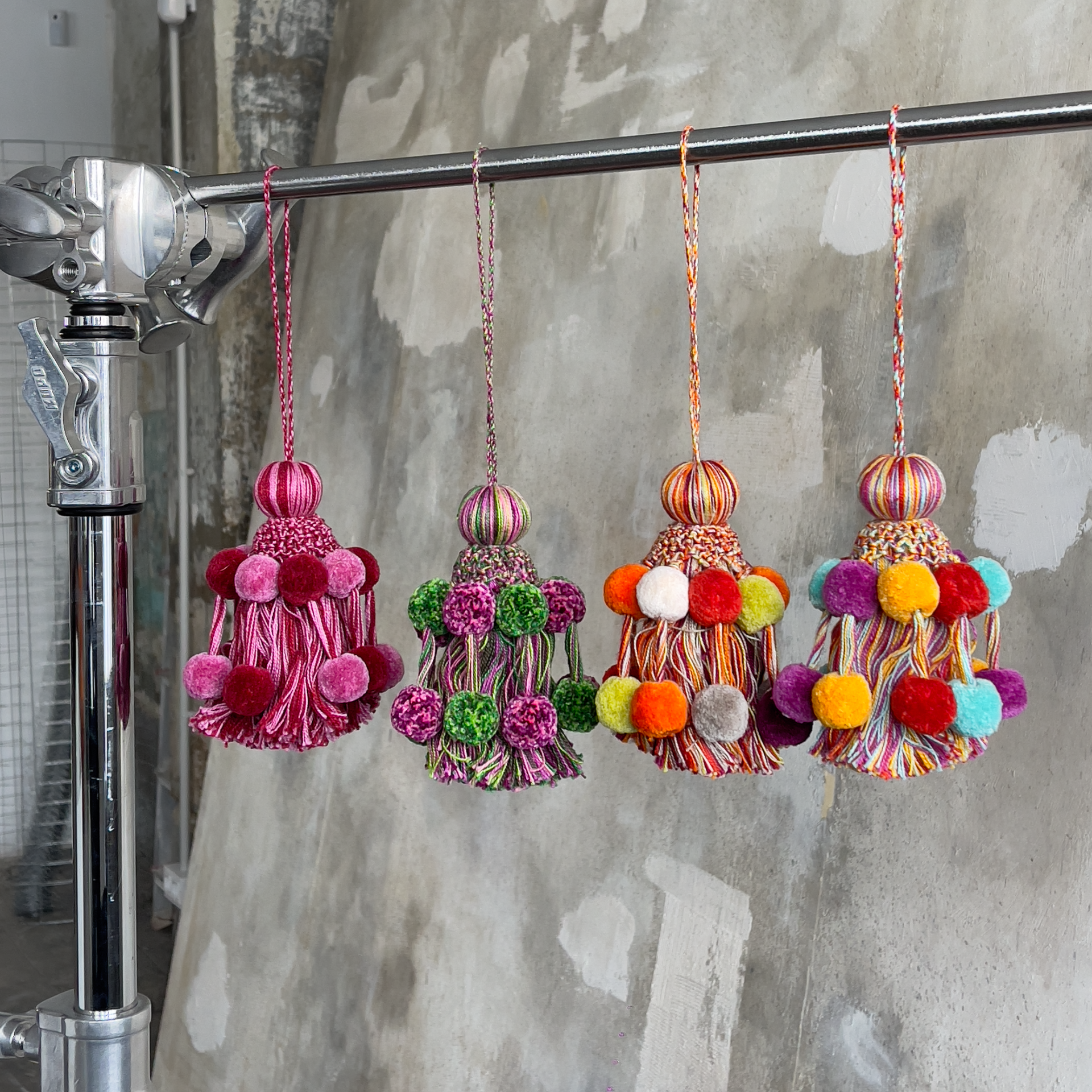 Small Pom-Pom Tassels