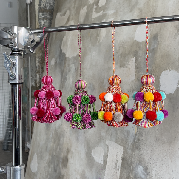Small Pom-Pom Tassels