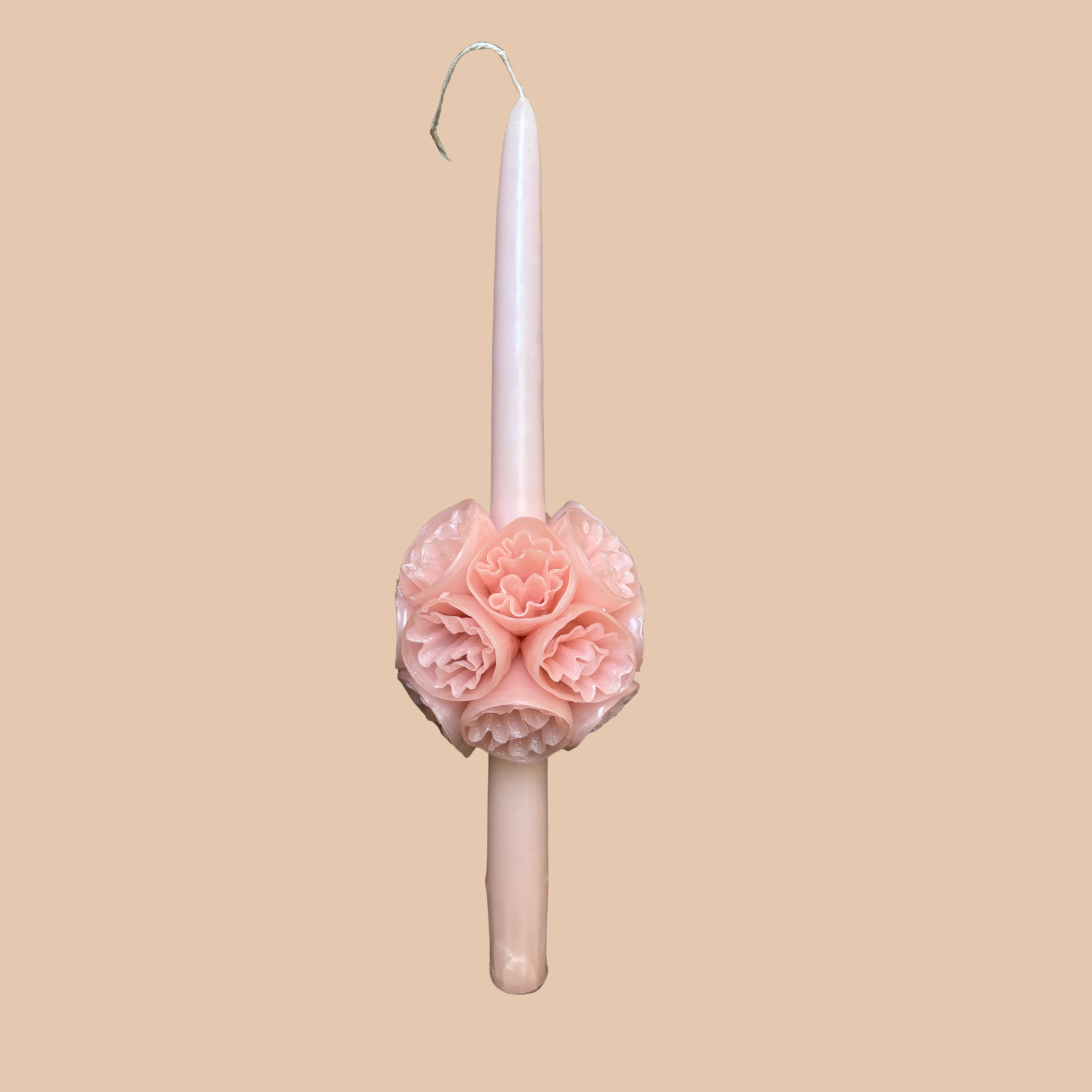 Medium flowered candle
