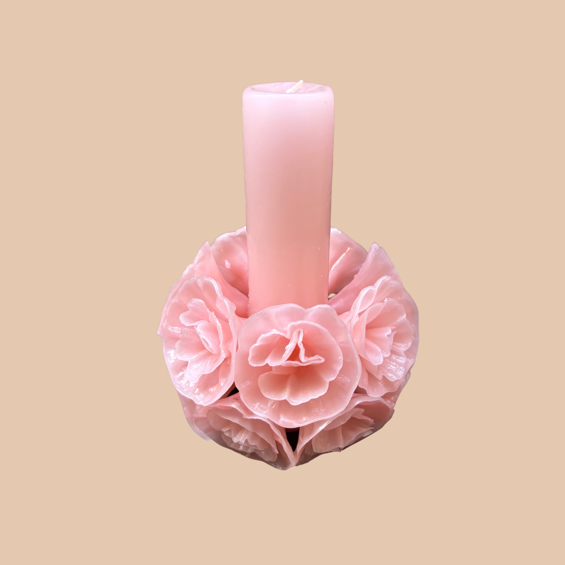 Carnation Tower Candle