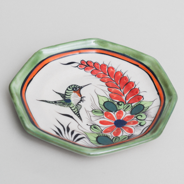 Taza con Porcelana Colibrí