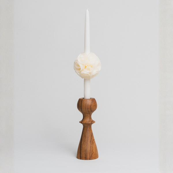 Candelabro de madera