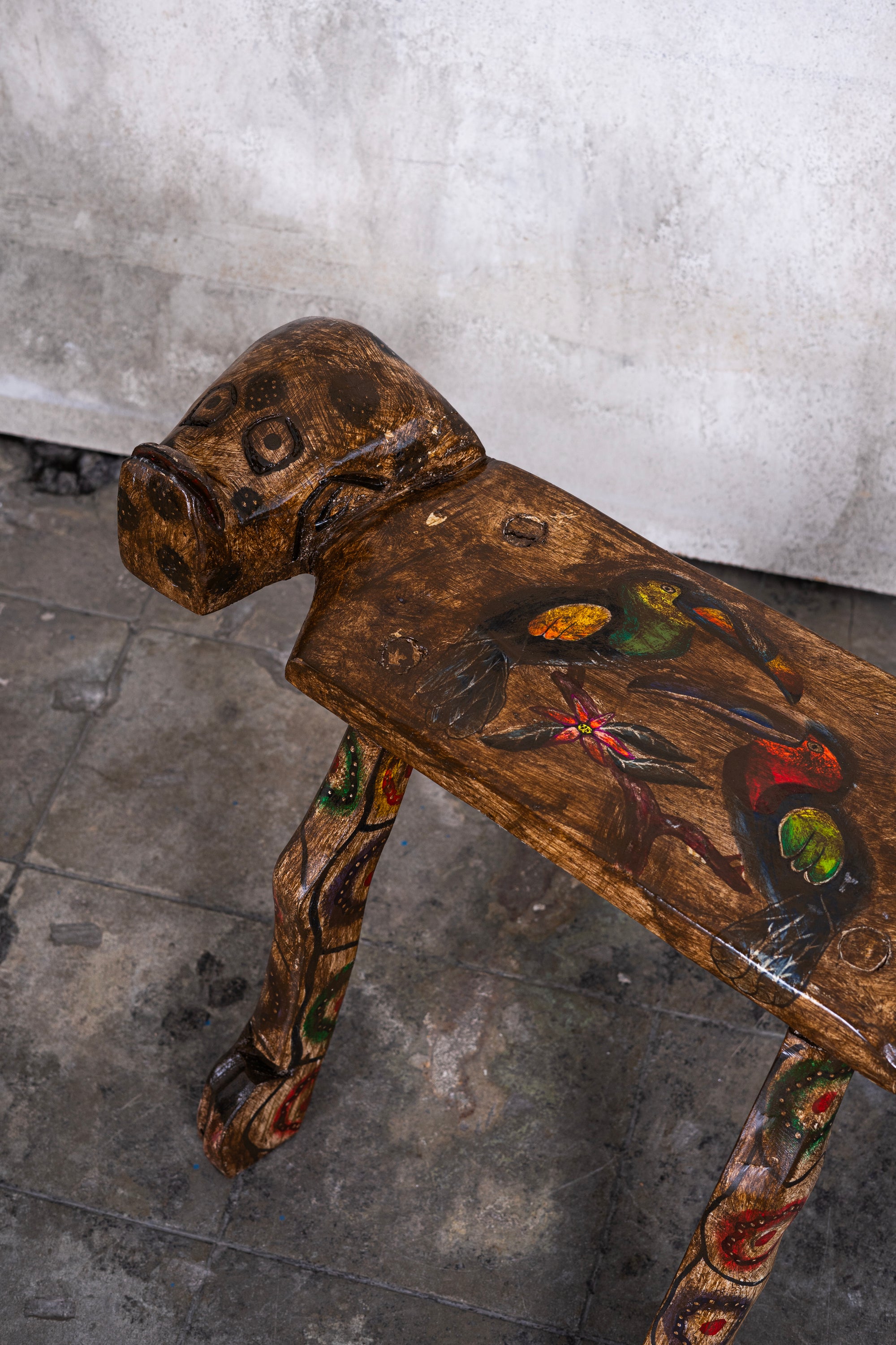 Benches with Animal Faces