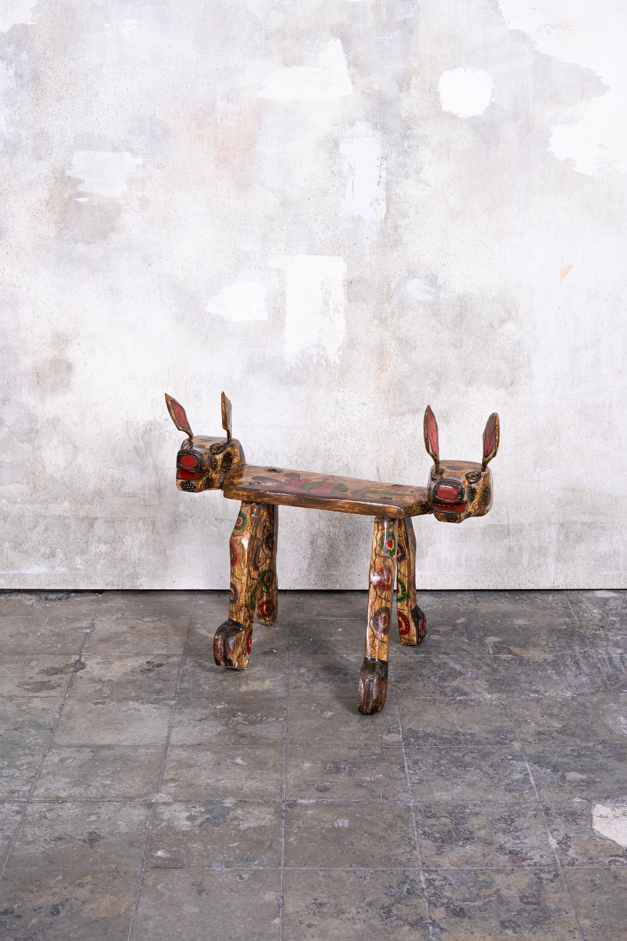 Benches with Animal Faces