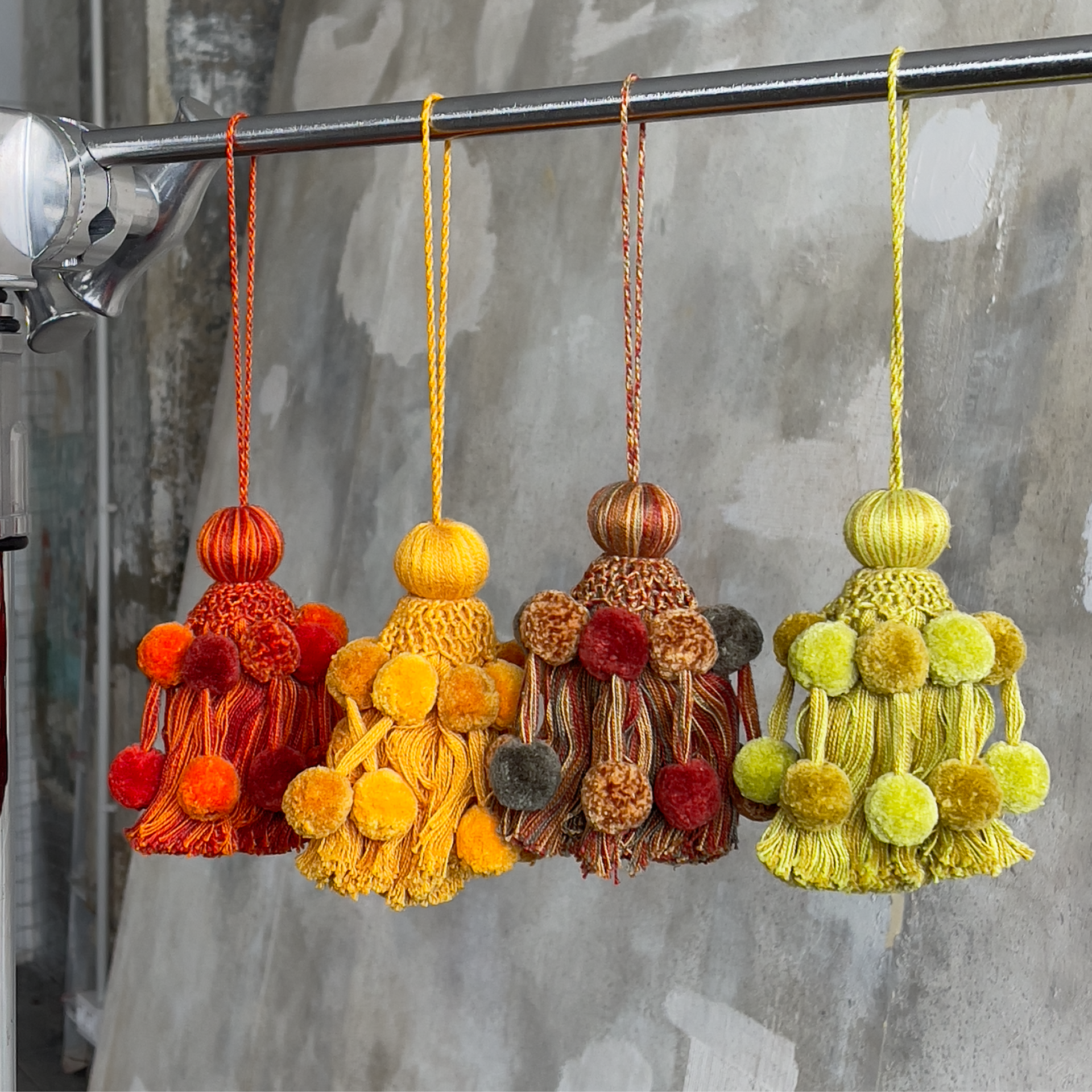 Small Pom-Pom Tassels