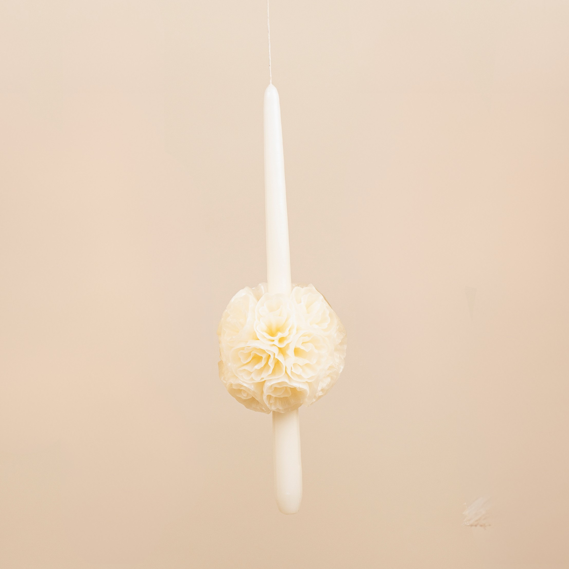 Large  flowered candle