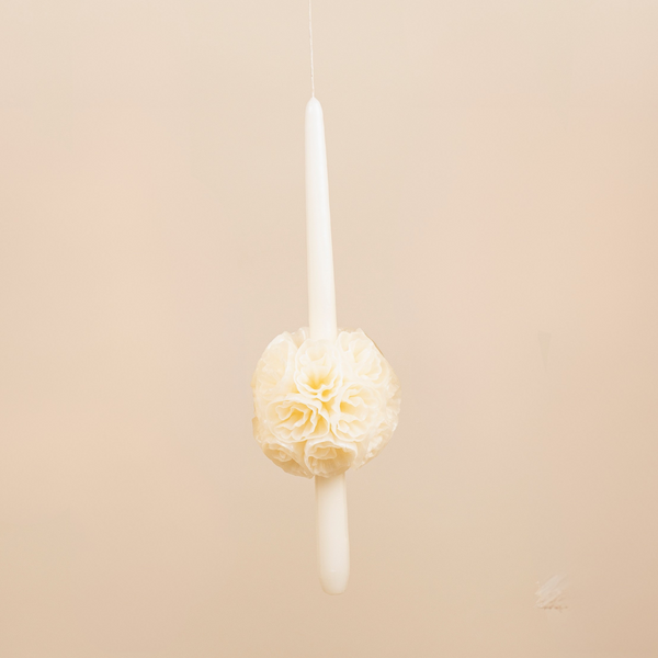 Large  flowered candle