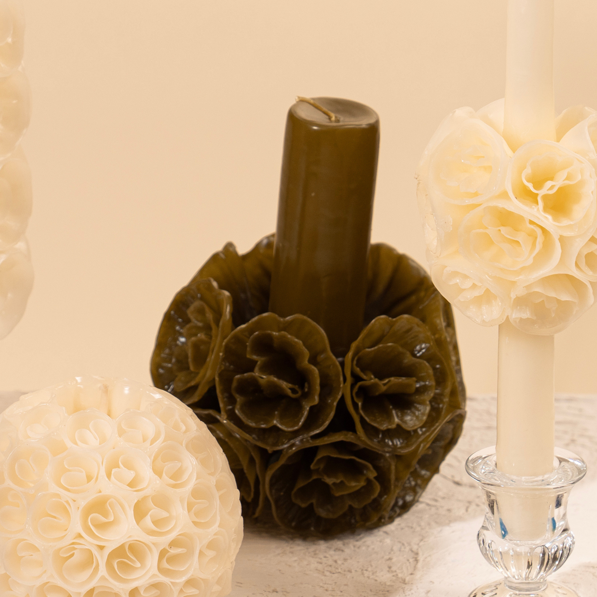 Carnation Tower Candle