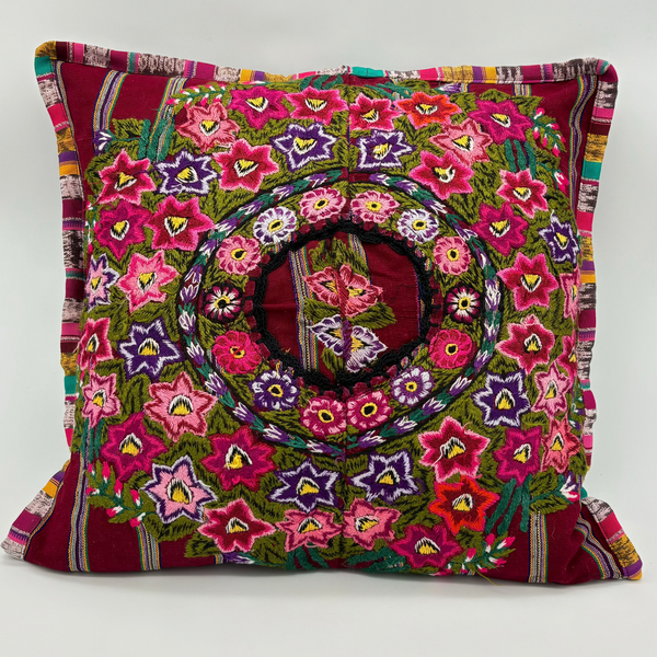 Cushion Cover with Embroidery