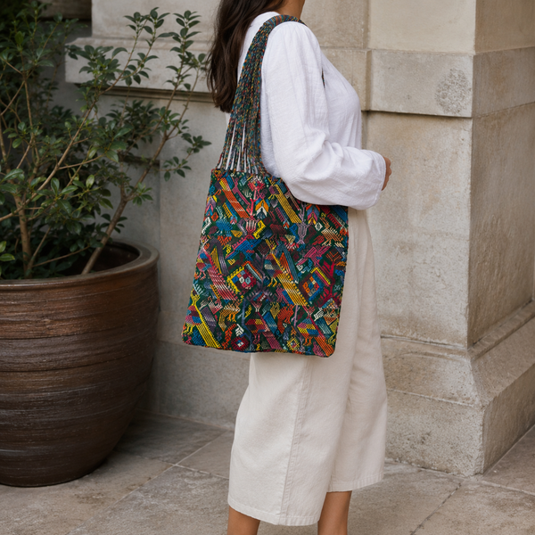 Embroidered Tote Bag