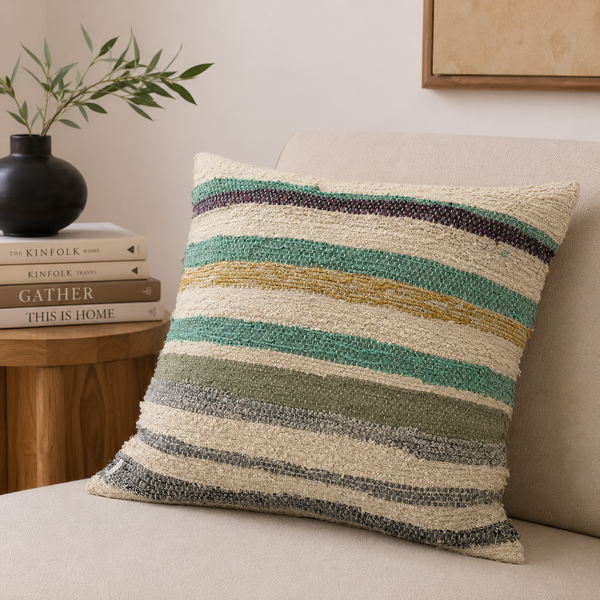 Textile Art Cushion Cover 55x55 cm