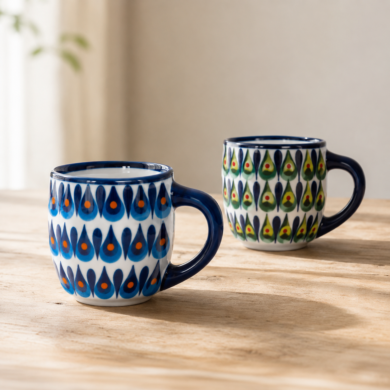 Taza Pavo Real