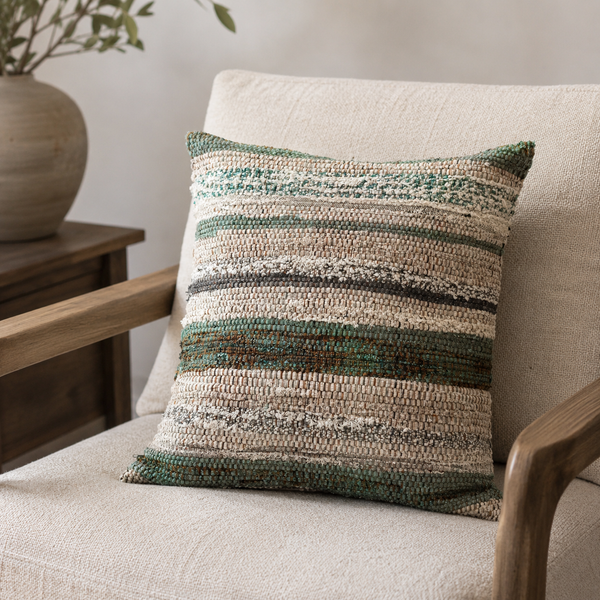 Textile Art Cushion Cover 55x55 cm