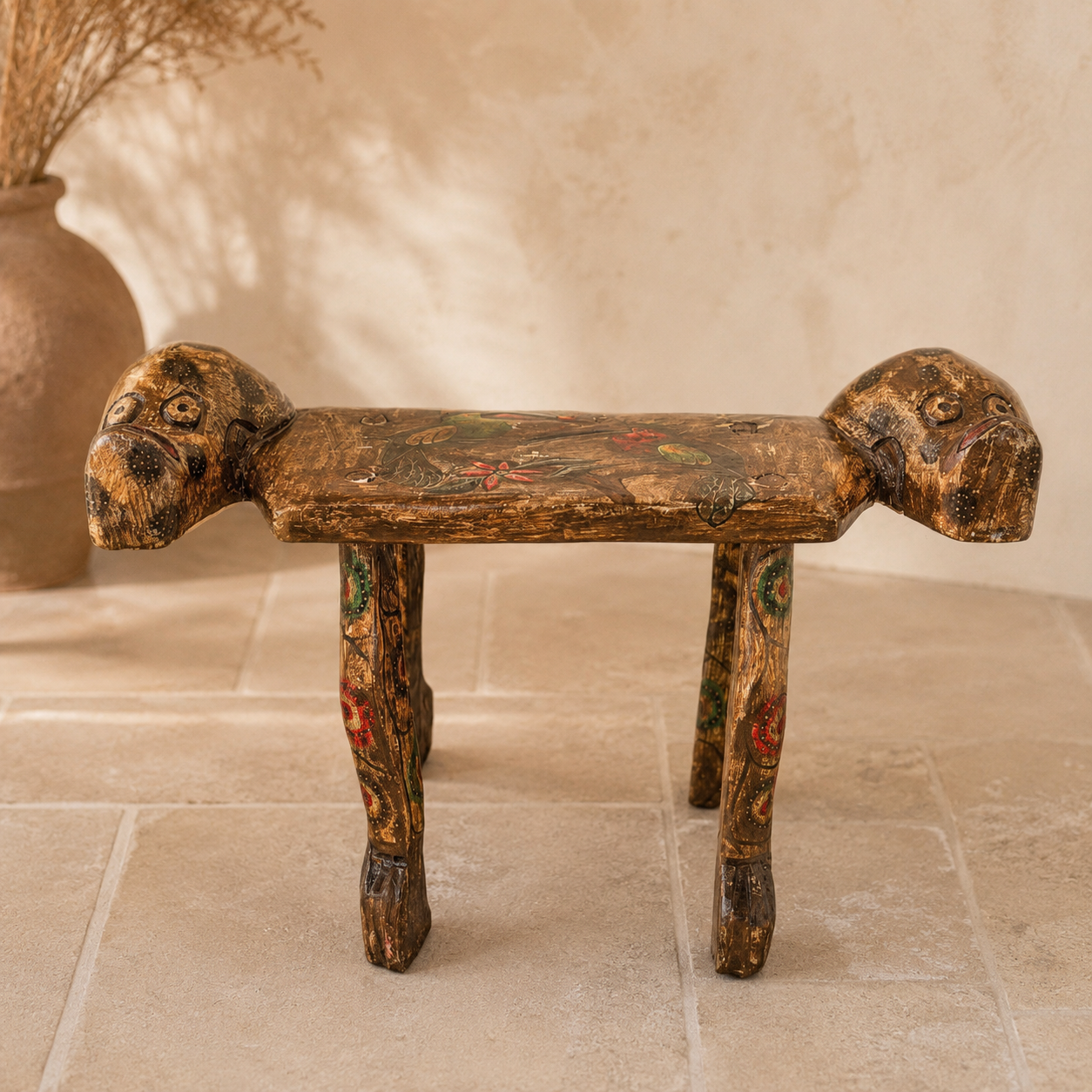 Benches with Animal Faces