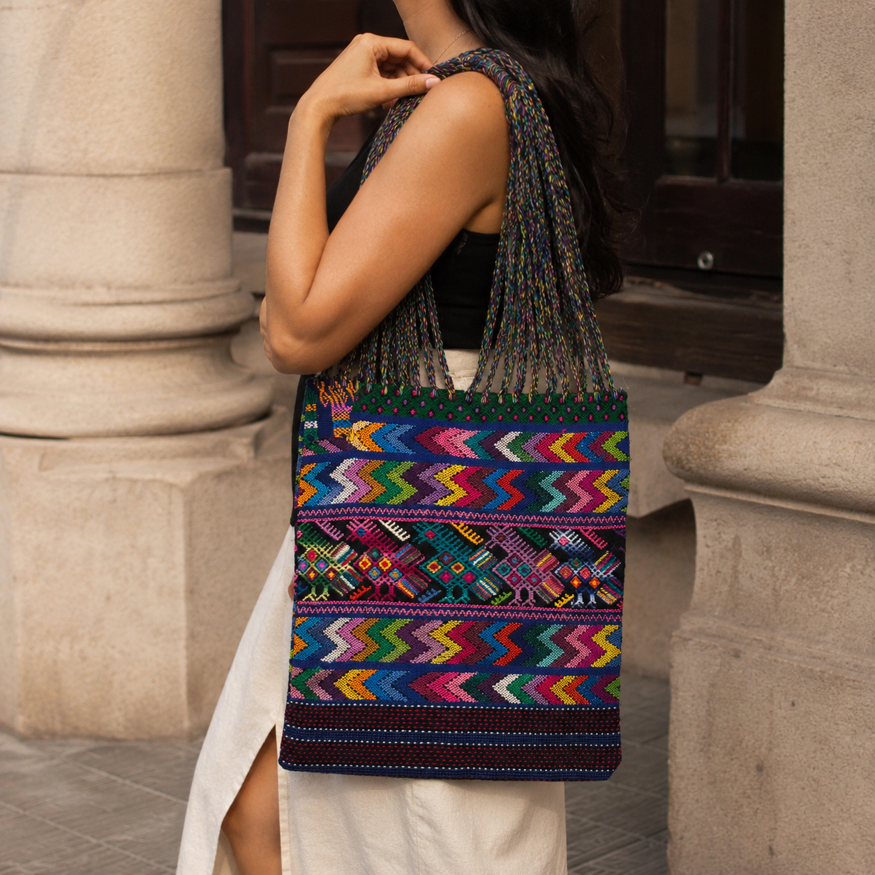 Embroidered Tote Bag