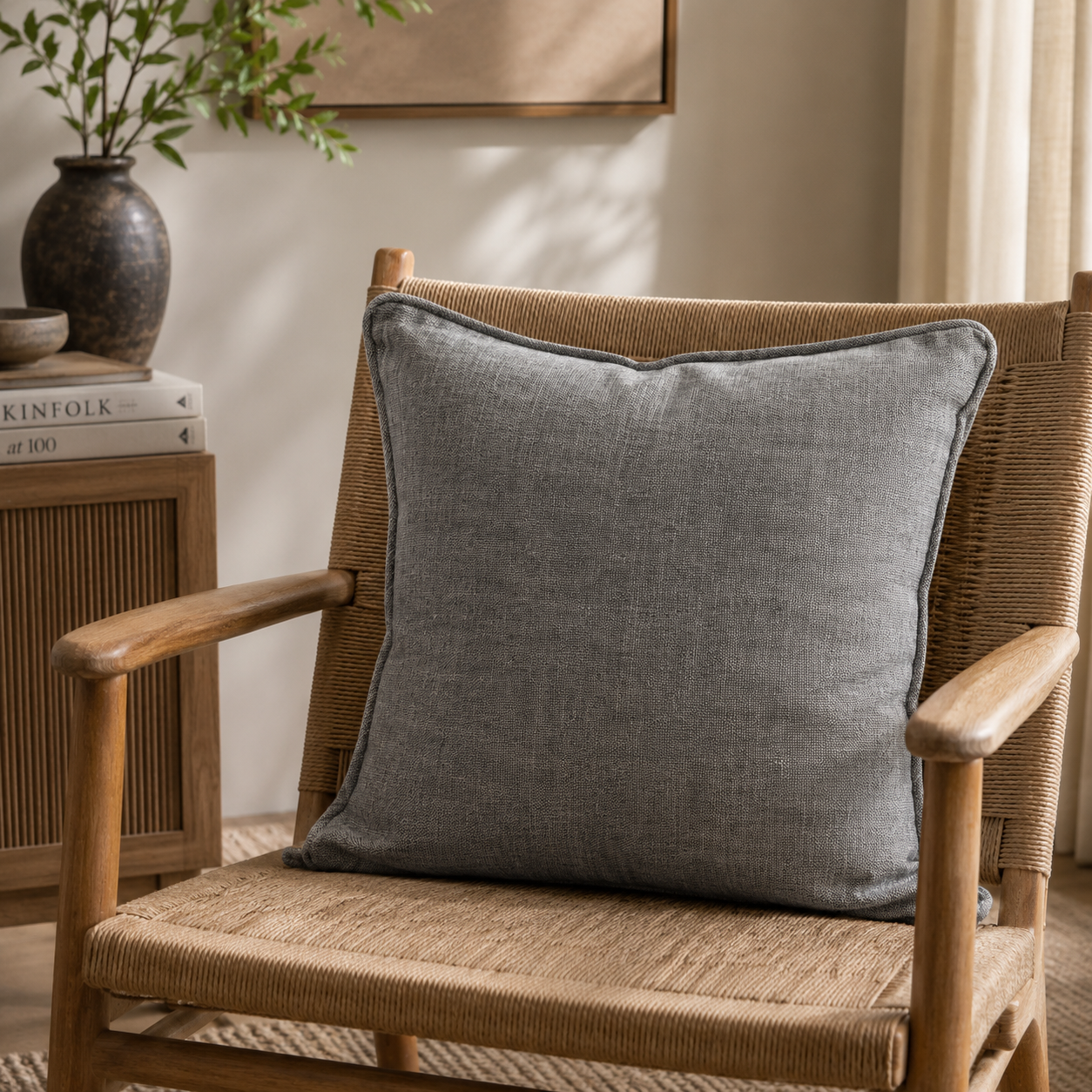 Plain Cushion Cover 45x45 cm 