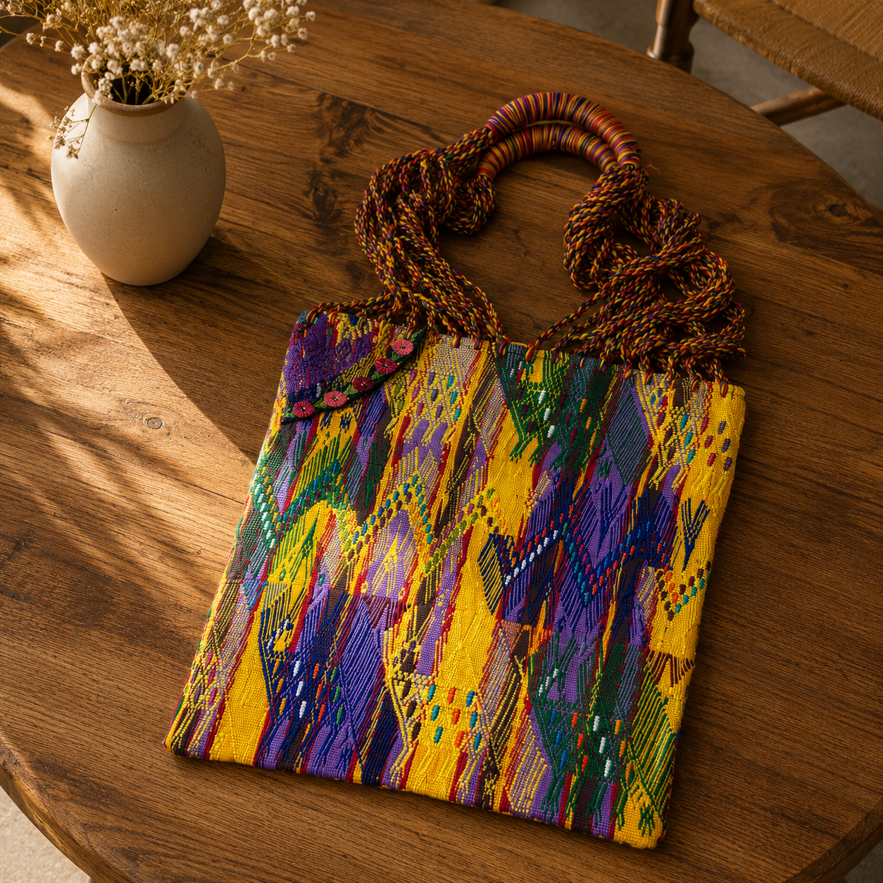 Embroidered Tote Bag