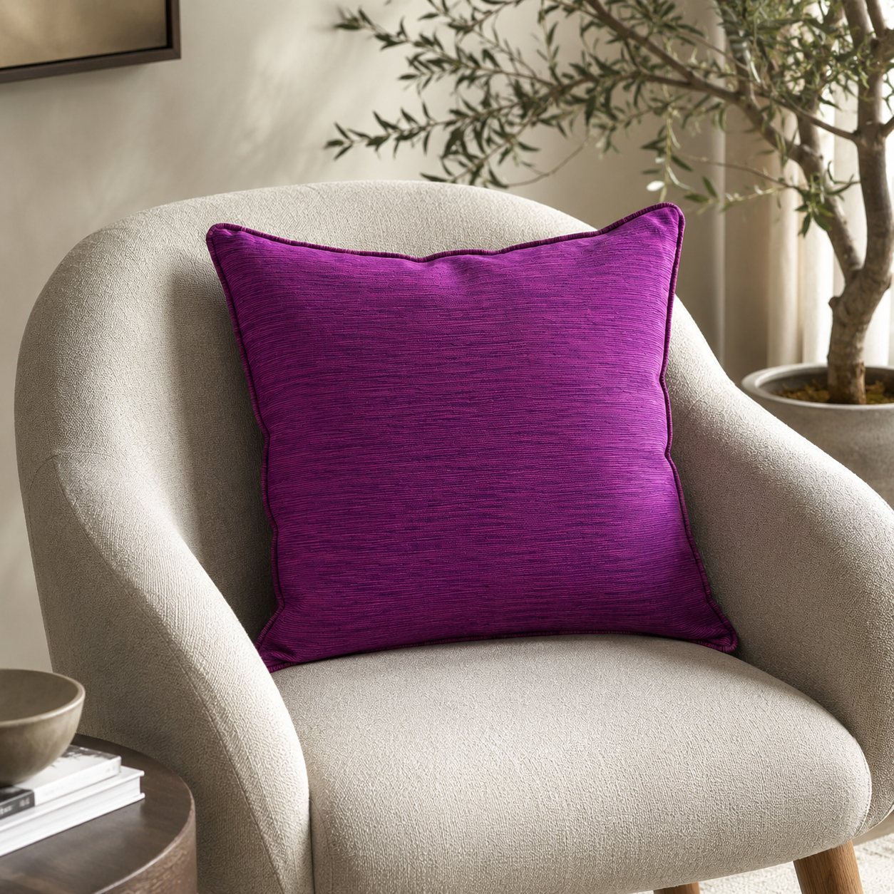 Plain Cushion Cover 45x45 cm 