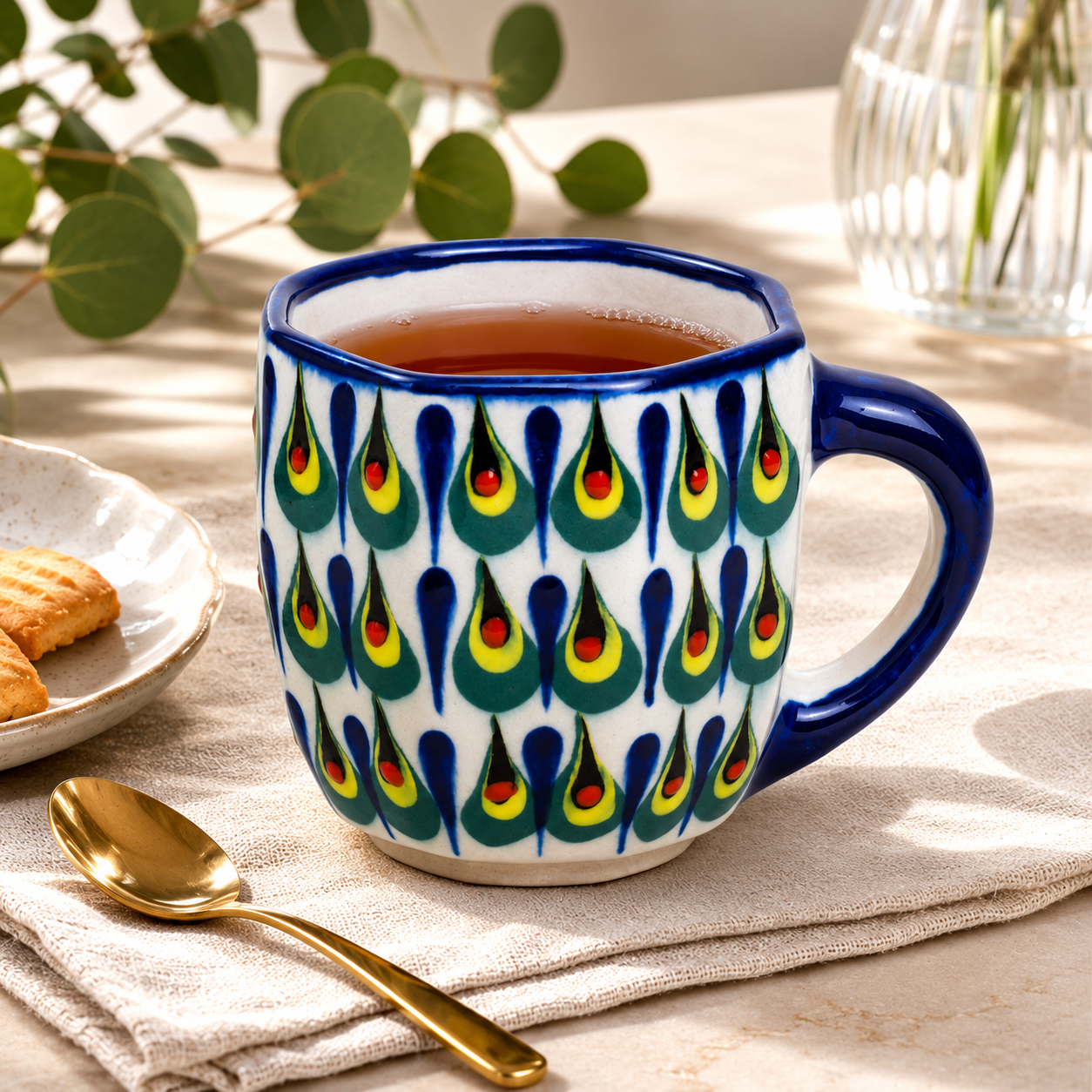 Taza Pavo Real