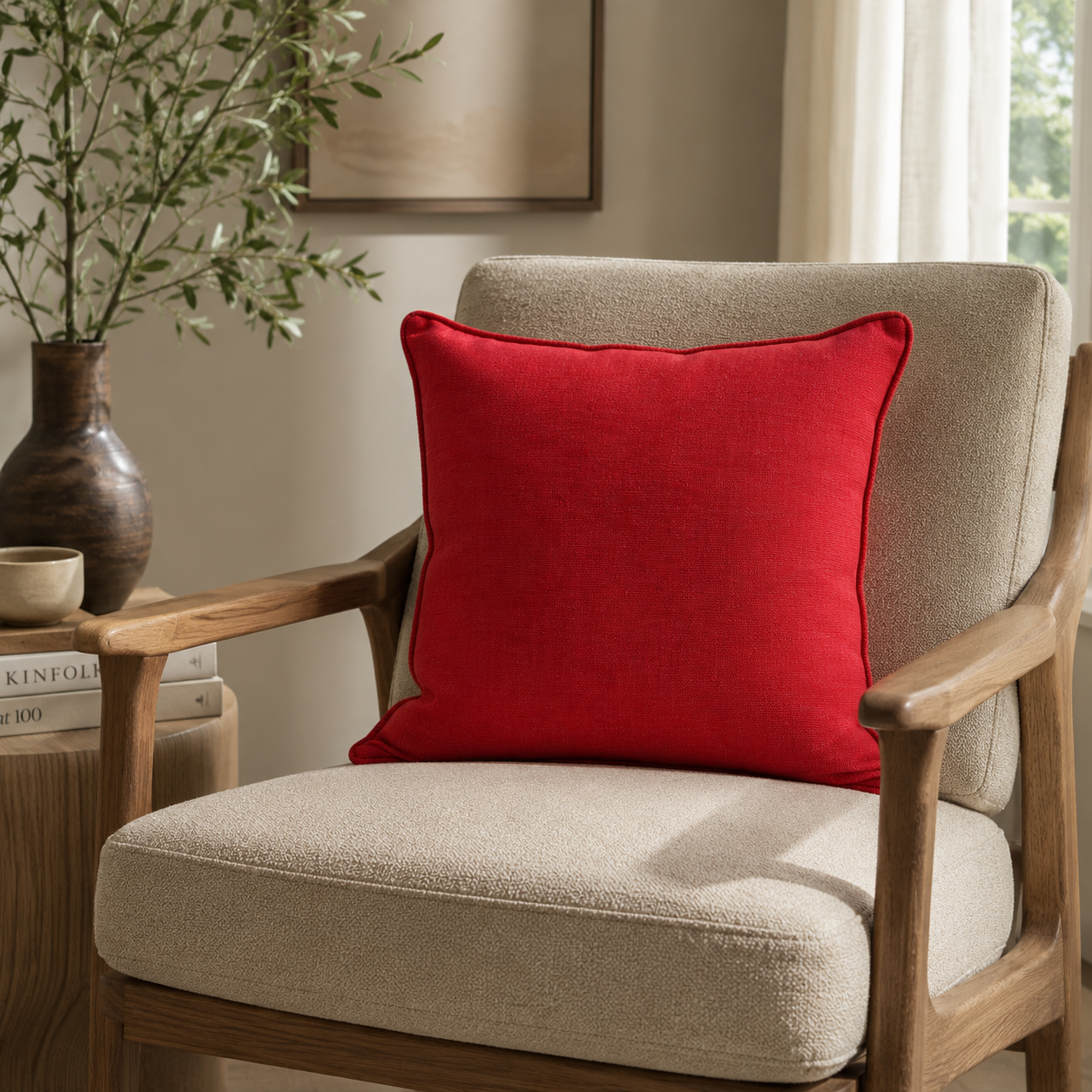 Plain Cushion Cover 45x45 cm 