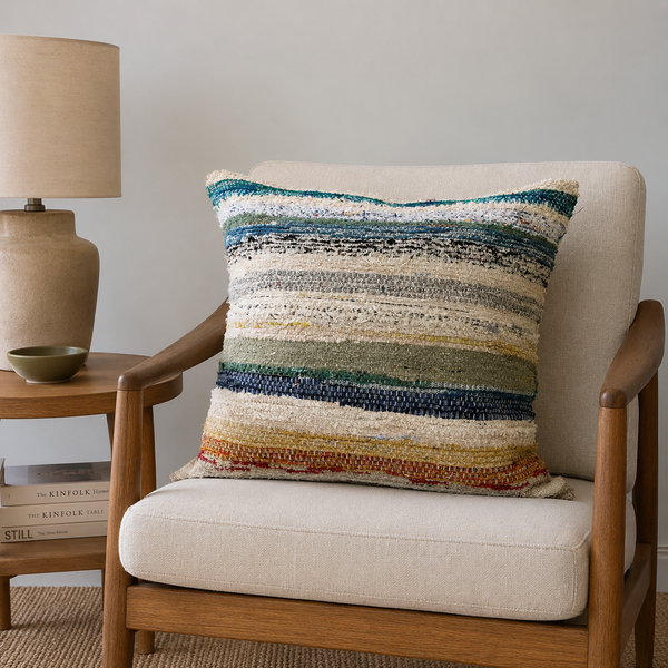 Textile Art Cushion Cover 55x55 cm