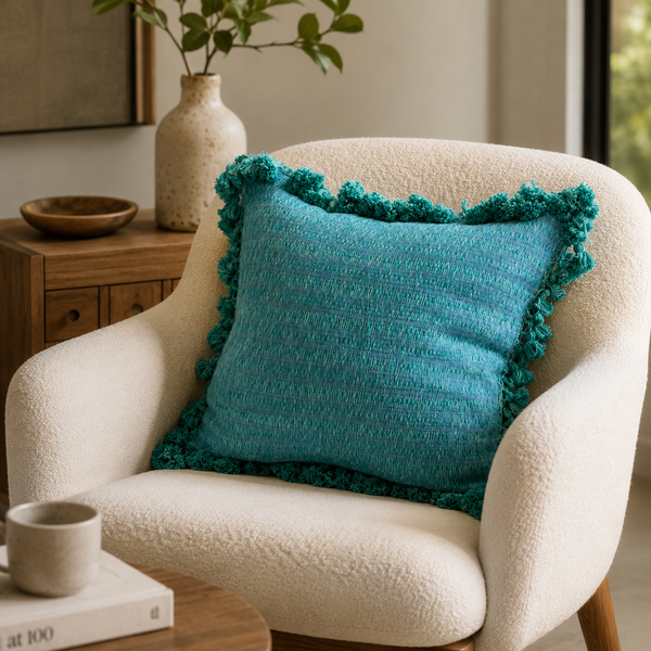 Cushion Cover with Tassels 45x45 cm