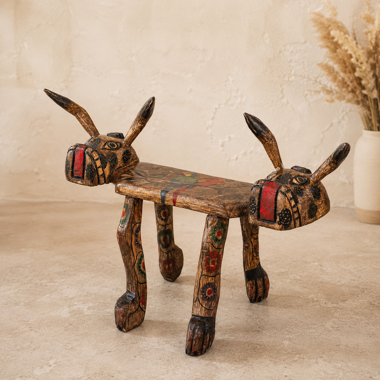 Benches with Animal Faces