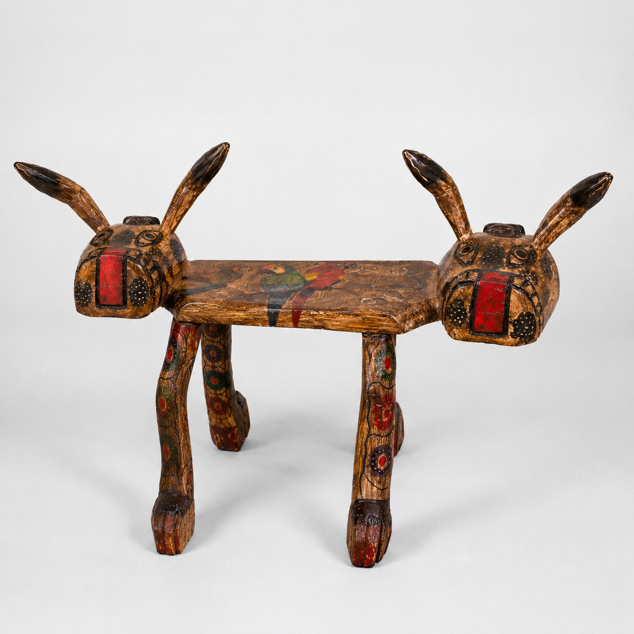 Benches with Animal Faces