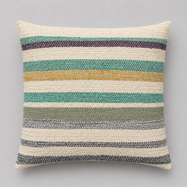 Textile Art Cushion Cover 55x55 cm