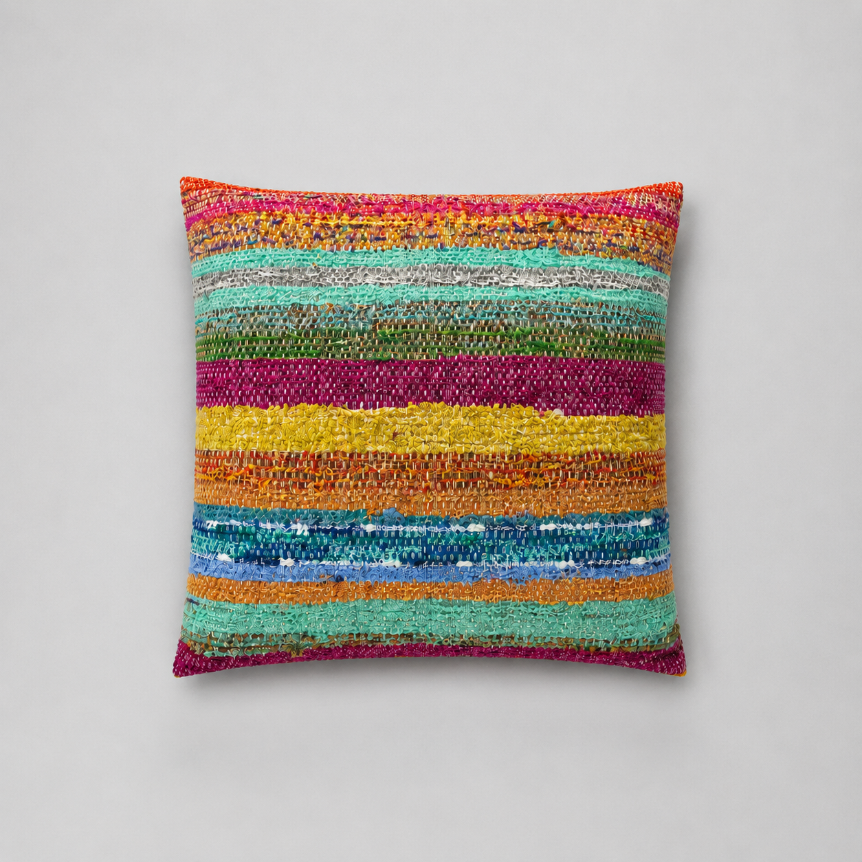 Textile Art Cushion Cover 55x55 cm