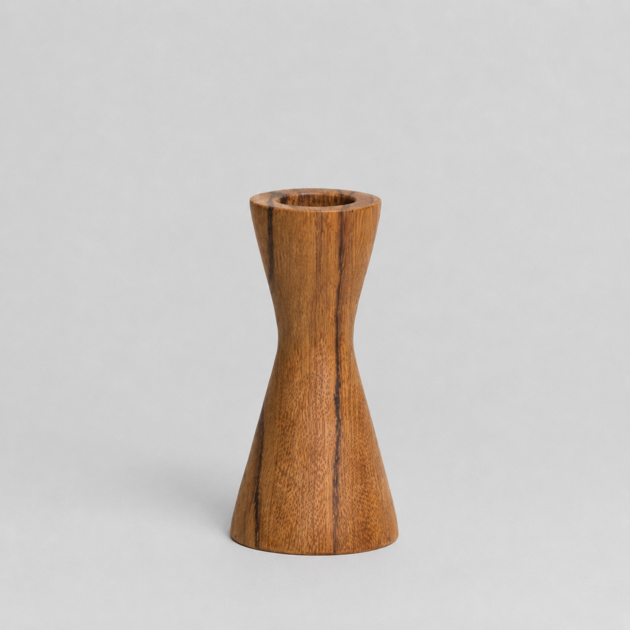 Wooden candle holder