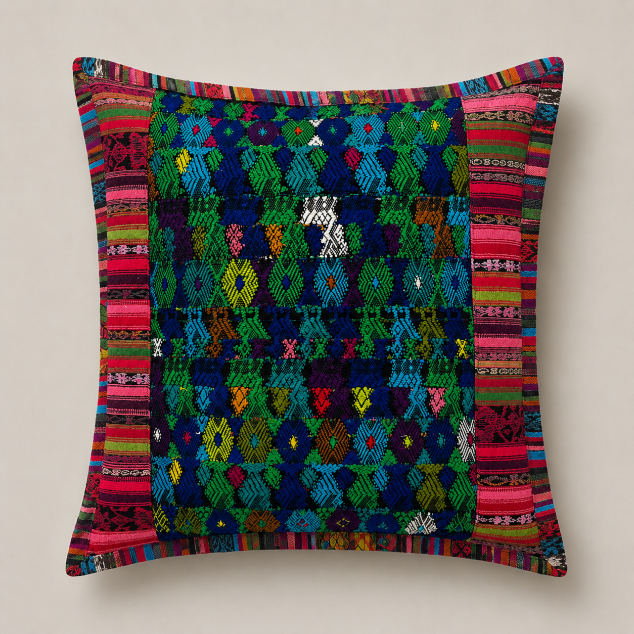 Embroidered Cushion Cover 50x50 cm