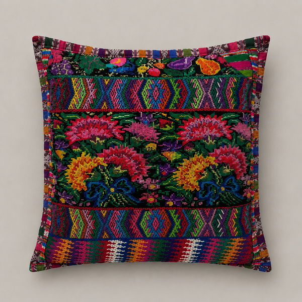 Embroidered Cushion Cover 50x50 cm