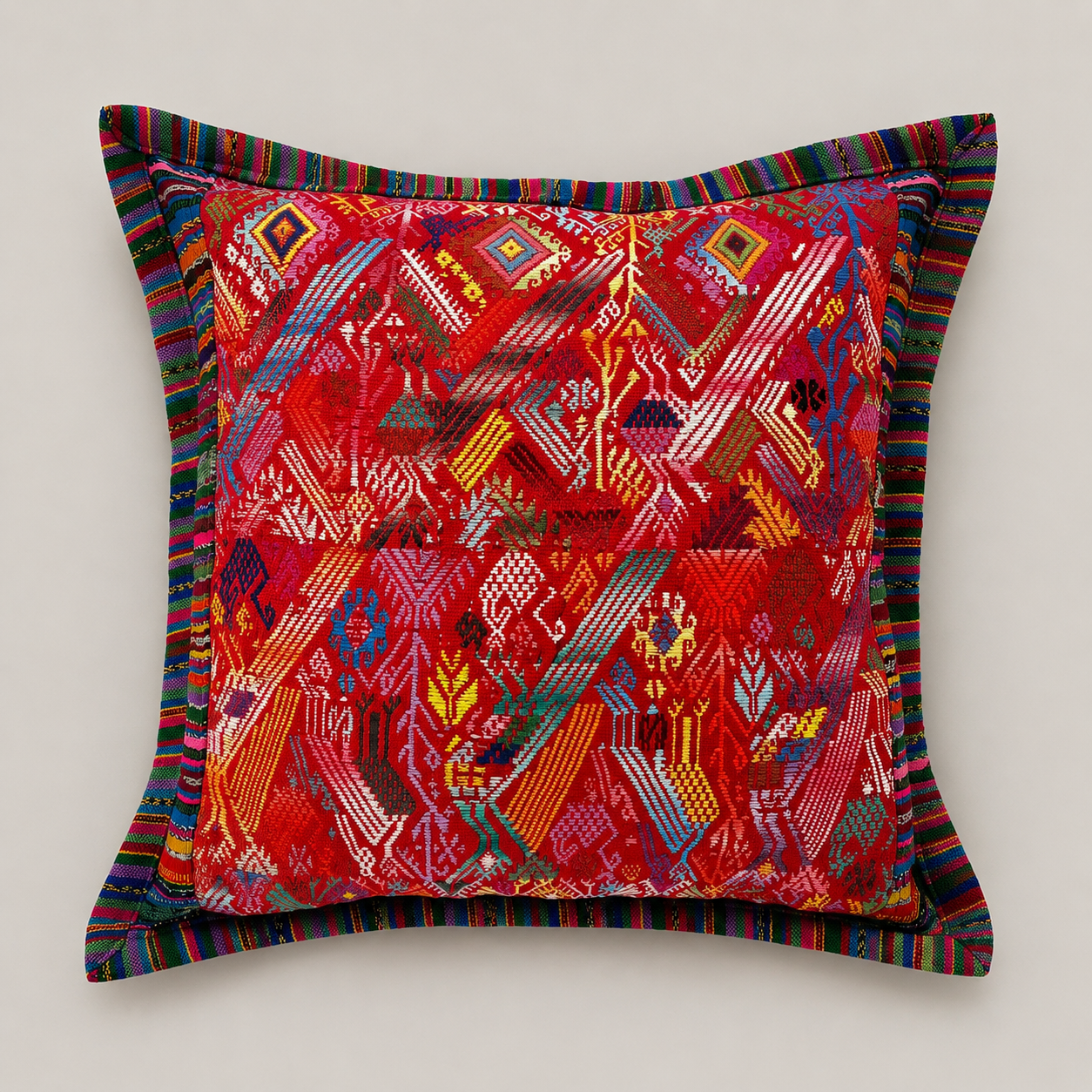 Embroidered Cushion Cover 50x50 cm