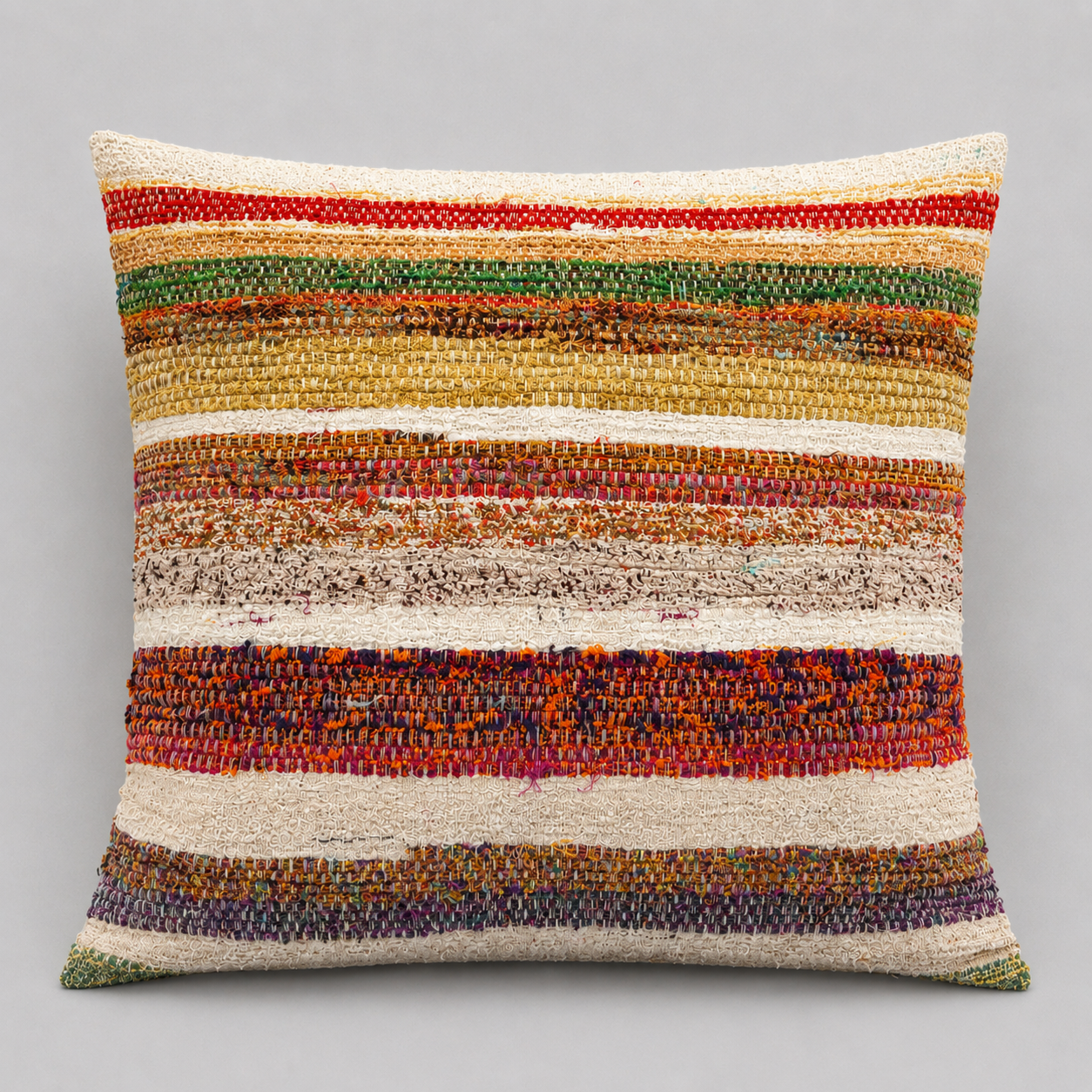 Textile Art Cushion Cover 55x55 cm