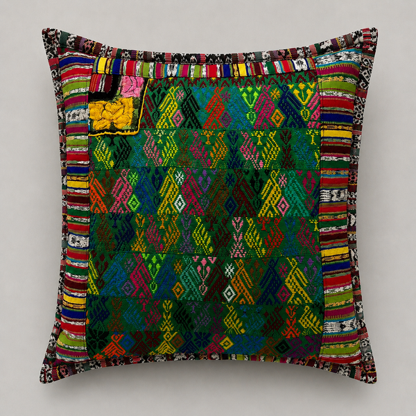 Embroidered Cushion Cover 50x50 cm