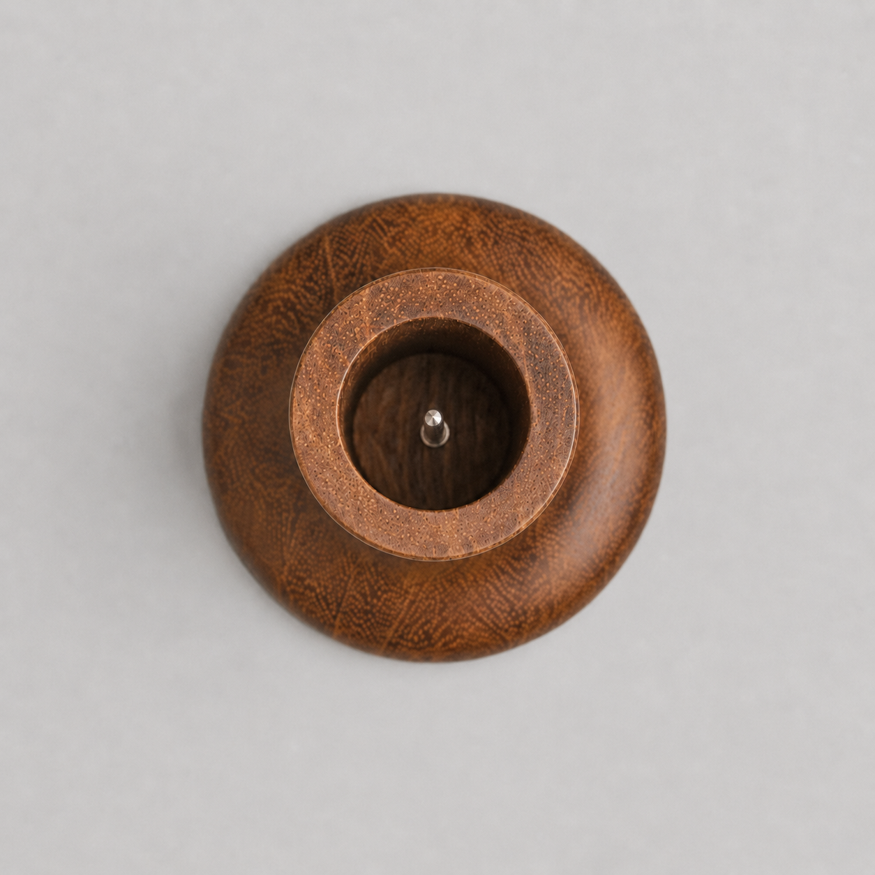 Wooden candle holder