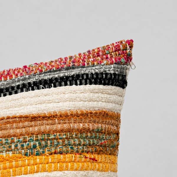 Textile Art Cushion Cover 55x55 cm
