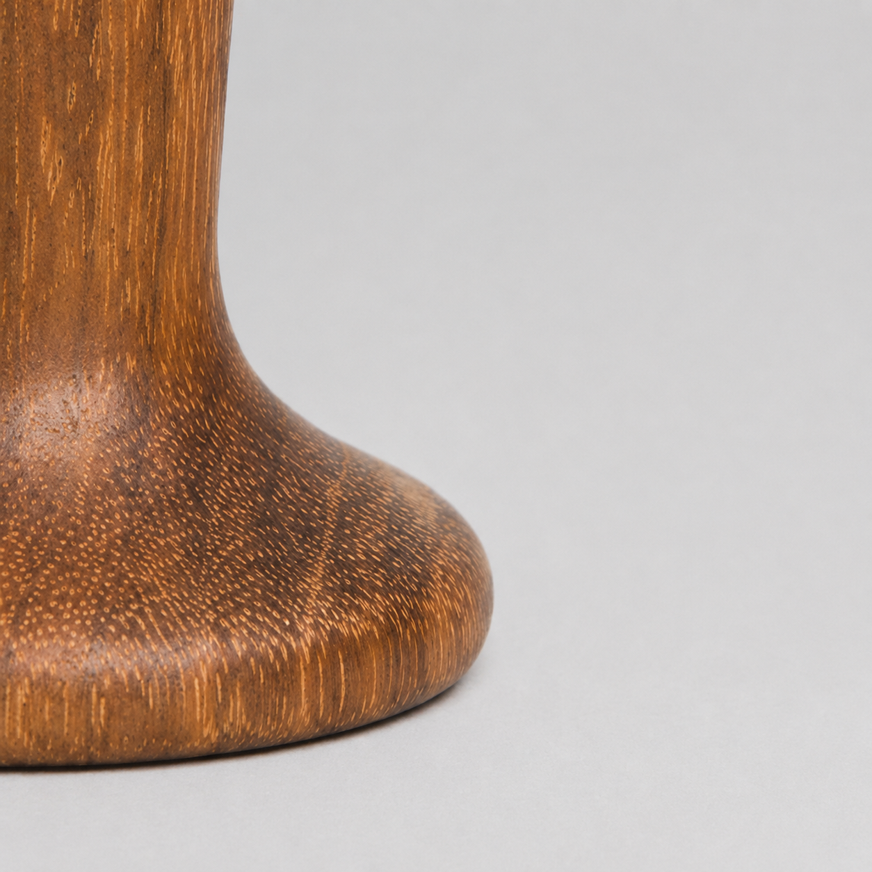 Wooden candle holder
