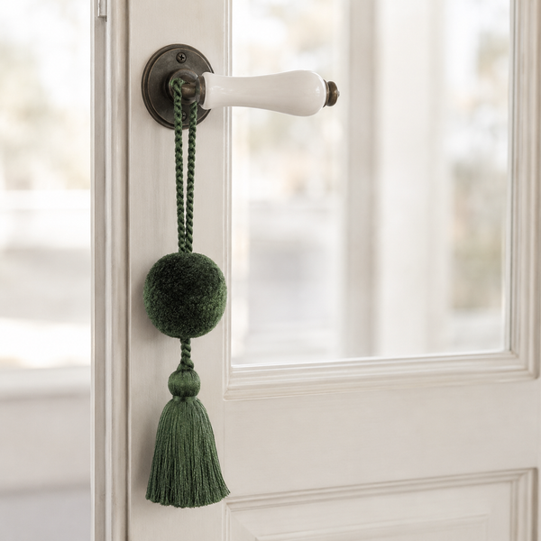 Borla Pompon de algodón (pack de 2)