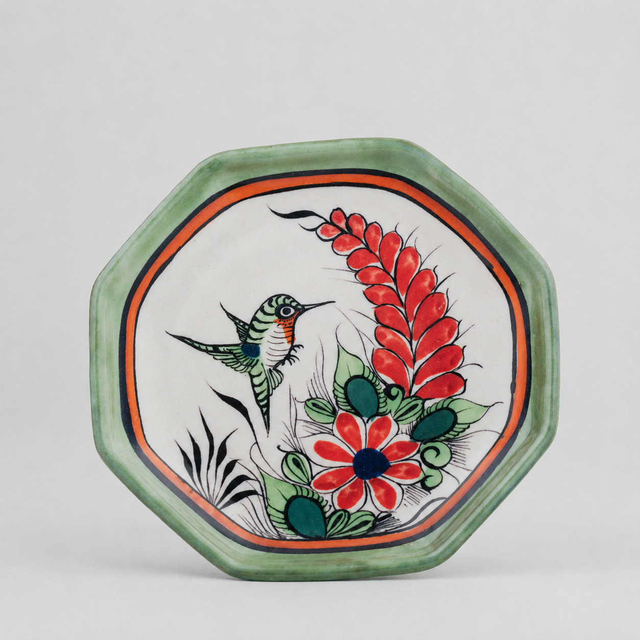 Taza con Porcelana Colibrí