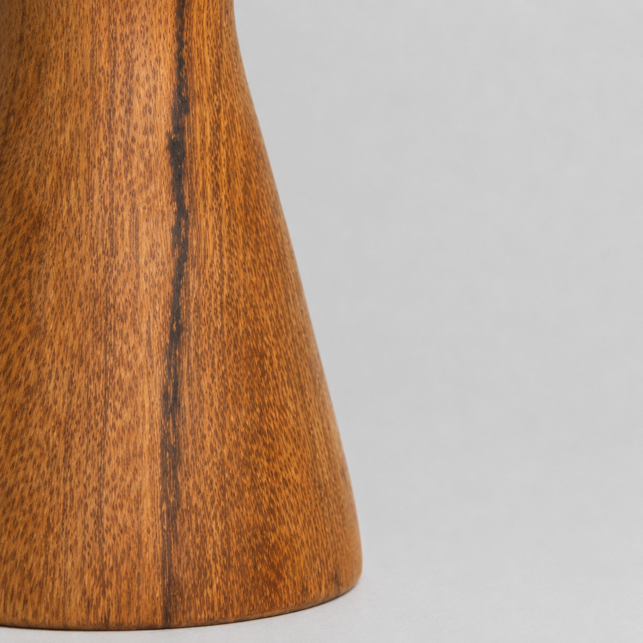 Wooden candle holder