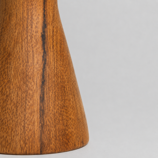 Wooden candle holder