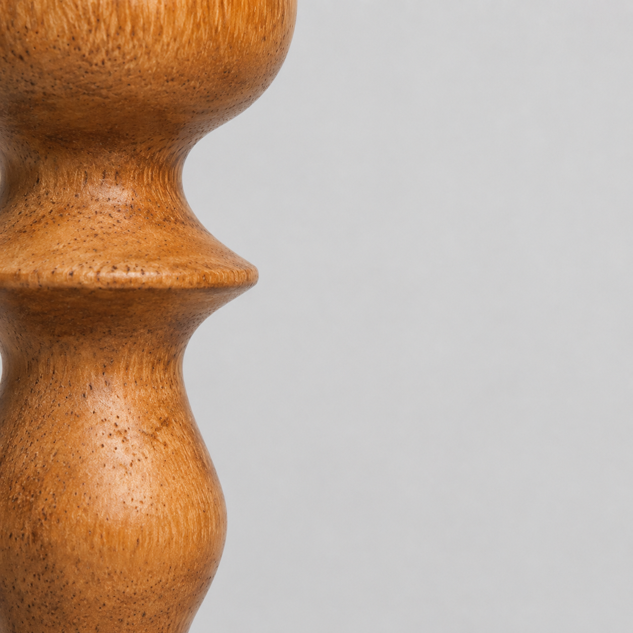 Wooden candle holder