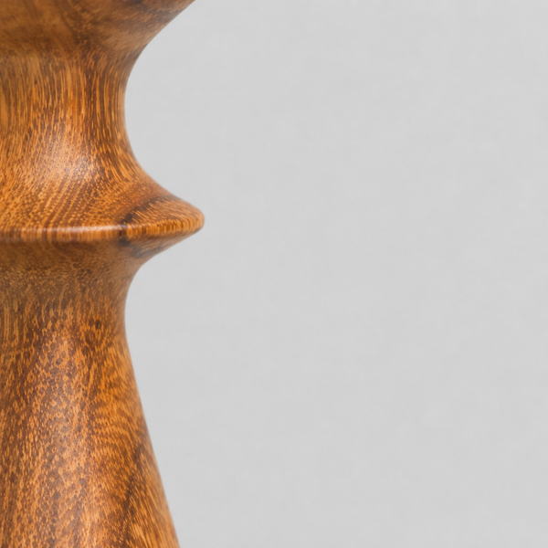 Wooden candle holder
