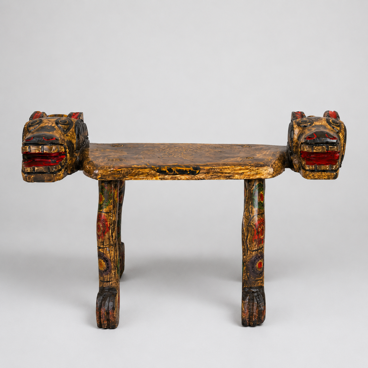 Benches with Animal Faces