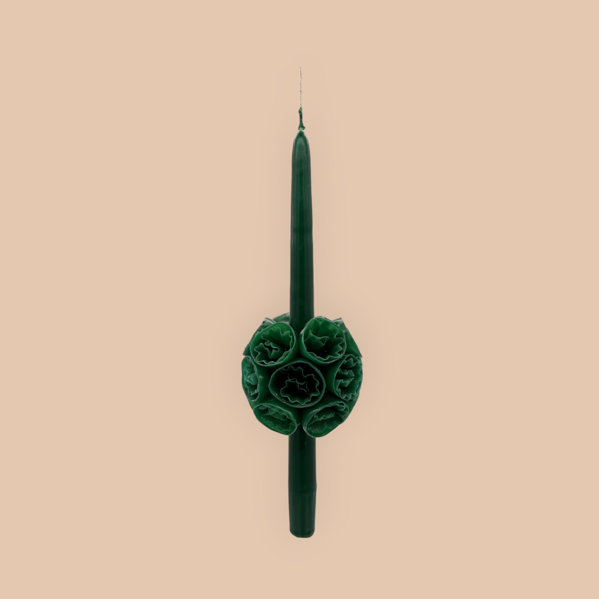 Medium flowered candle